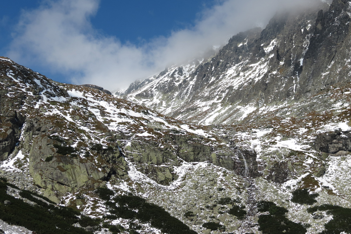 Velická dolina - první sníh